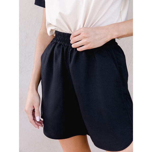 Tradlands Pants - Tradlands Glenn Long Short - Black